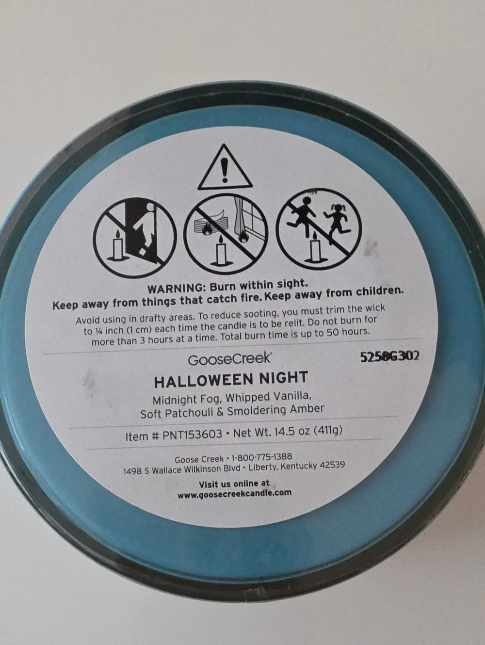 Goose Creek Peanuts Halloween Night 3-Wick Candle